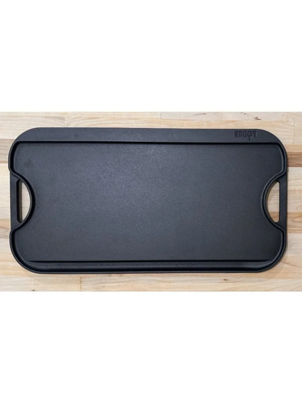 LODGE Pro-Grid Reversible Cast Iron Grill Griddle Combo PG12 USA 20